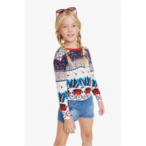 Desigual Kids Rosa Kötött Felső