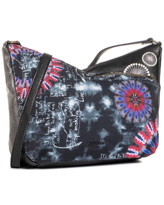 Desigual Black Paper Táska