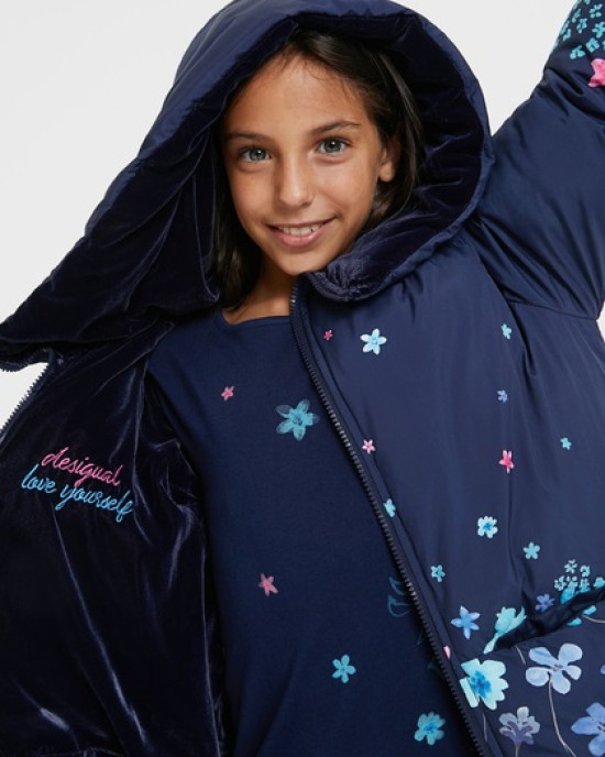 Desigual Kids Macedonia Kifordítható Kabát