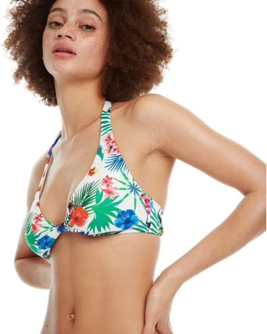 Desigual Leopard Bikini Felső